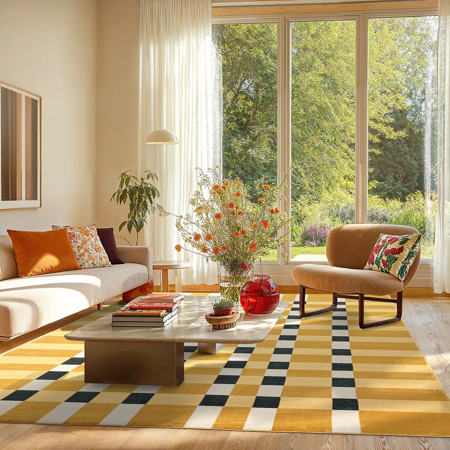 Wilton rug - Sedona (yellow/multi)