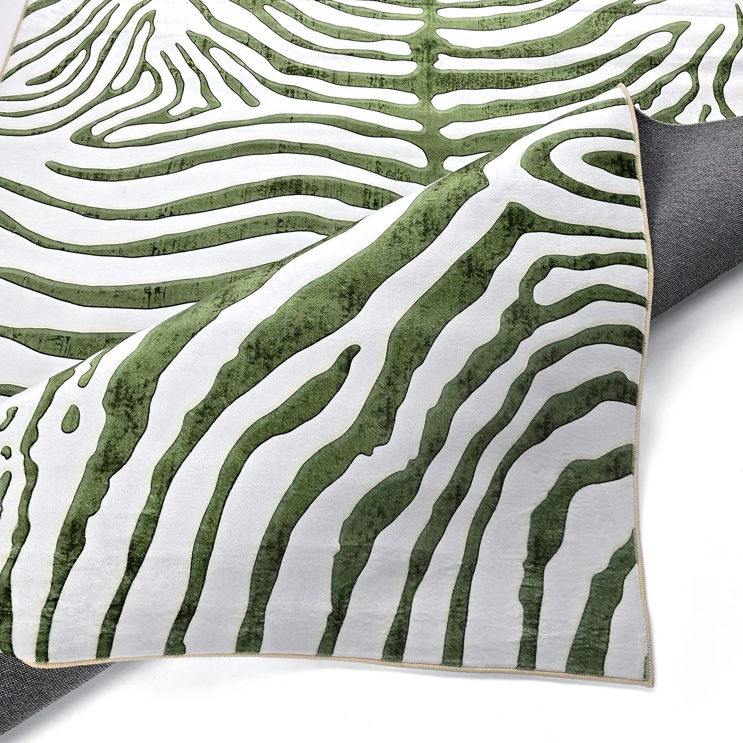 Wilton rug - Zebra (green)