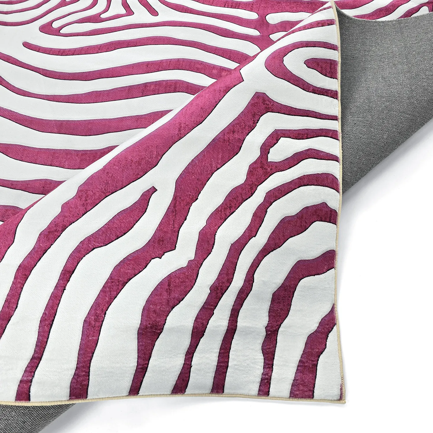 Wilton rug - Zebra (pink)