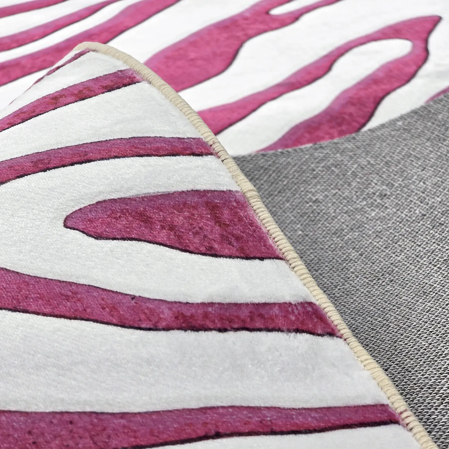 Wilton rug - Zebra (pink)