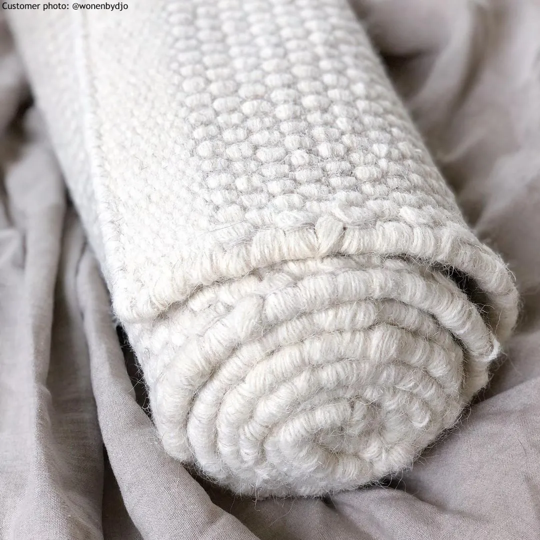 Wool rug - Coastal (white)