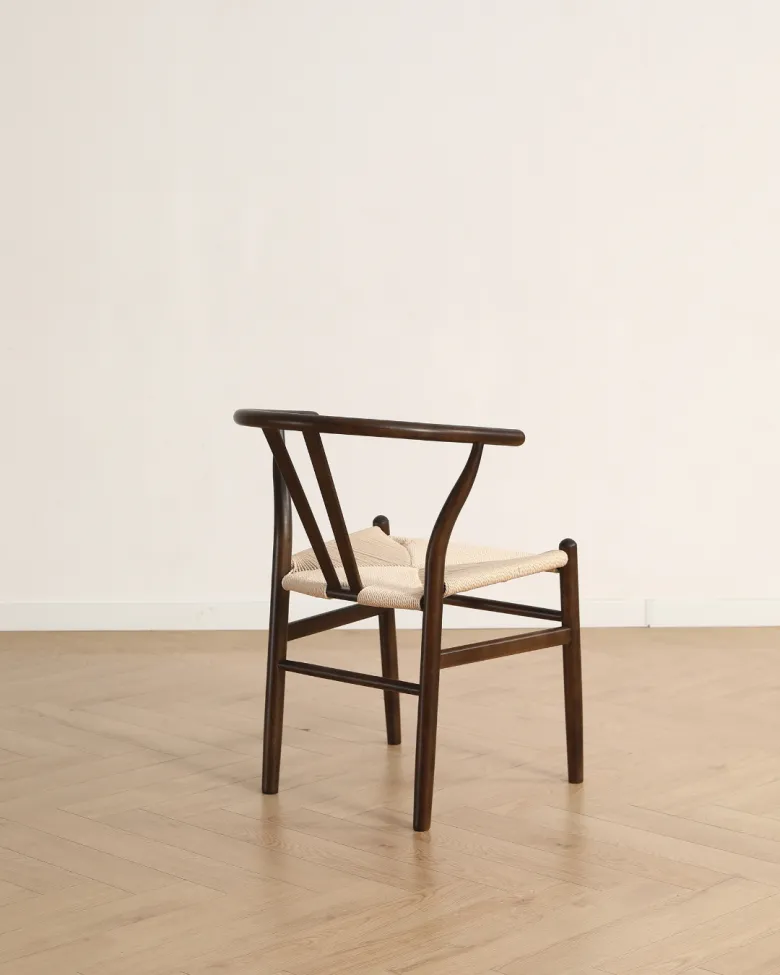 Chair - Alta (walnut/beige) - 2 pcs
