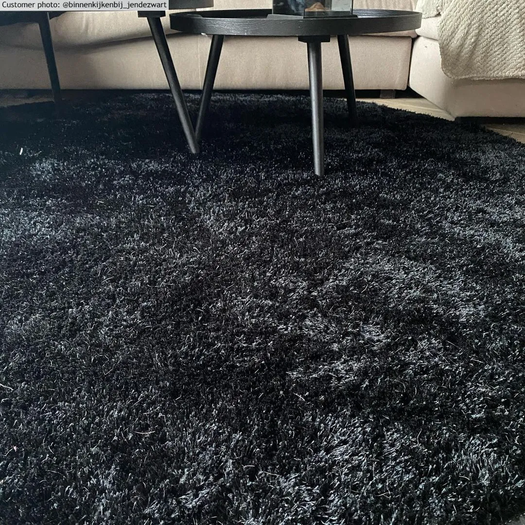 Round rugs - Cosy (black)