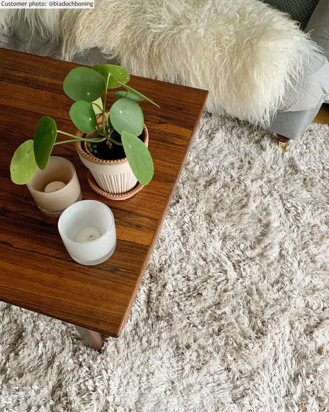 Shaggy rugs - Kanvas (beige)