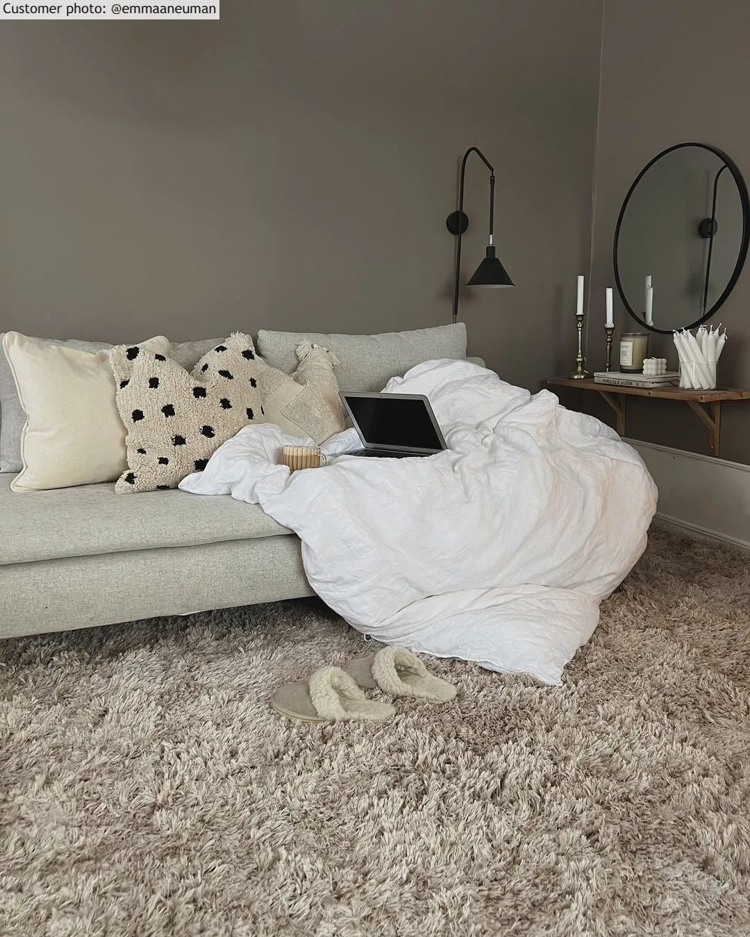 Shaggy rugs - Kanvas (beige)