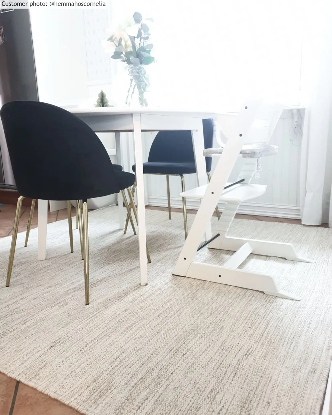Wool rug - Dhurry (nature)