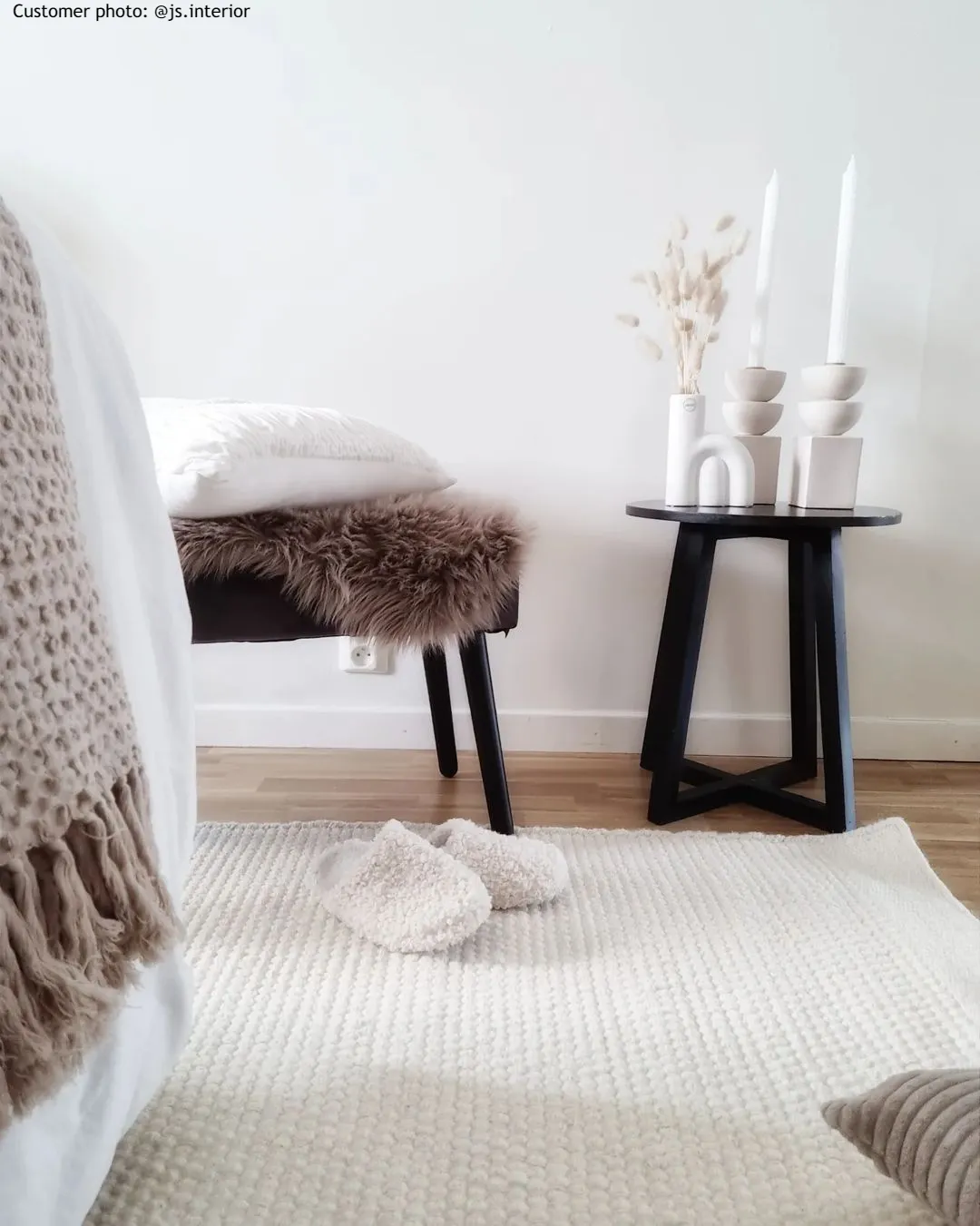 Wool rug - Coastal (white)
