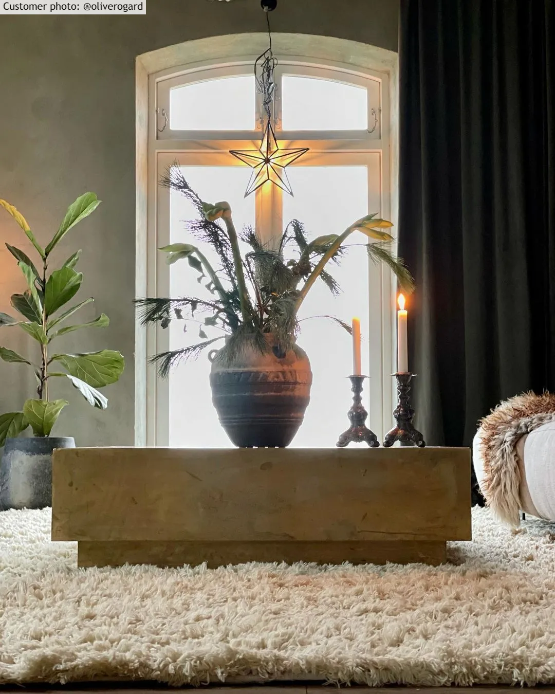 Wool rug - Aliste Wool Shaggy (alabaster gleam)