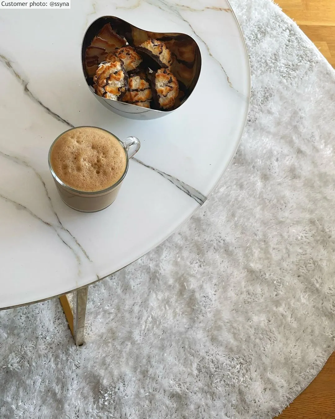 Round rugs - Cosy (white)